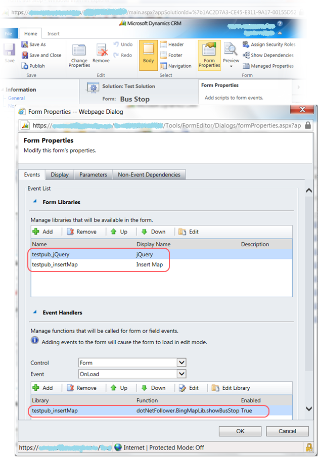 Add Scripts To Entity Form OnLoad